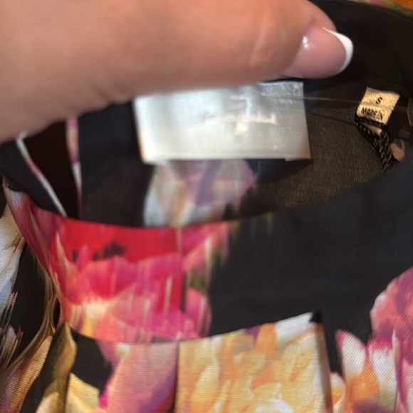 For all man kind Floral Black and Pink Women's Top - Picture 6 of 12